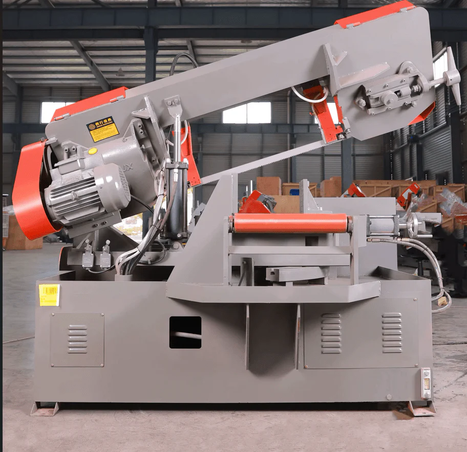 High-Precision Hydraulic Angle Band Saw Machine | Industrial Metal Cutting – Model PX12840S