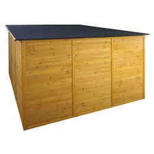 Lockable Outdoor Bicycle Storage Shed | 2-Bike Garage & Tool Shed | Weatherproof Wood G488 - Image 2
