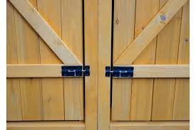 Lockable Outdoor Bicycle Storage Shed | 2-Bike Garage & Tool Shed | Weatherproof Wood G488 - Image 4