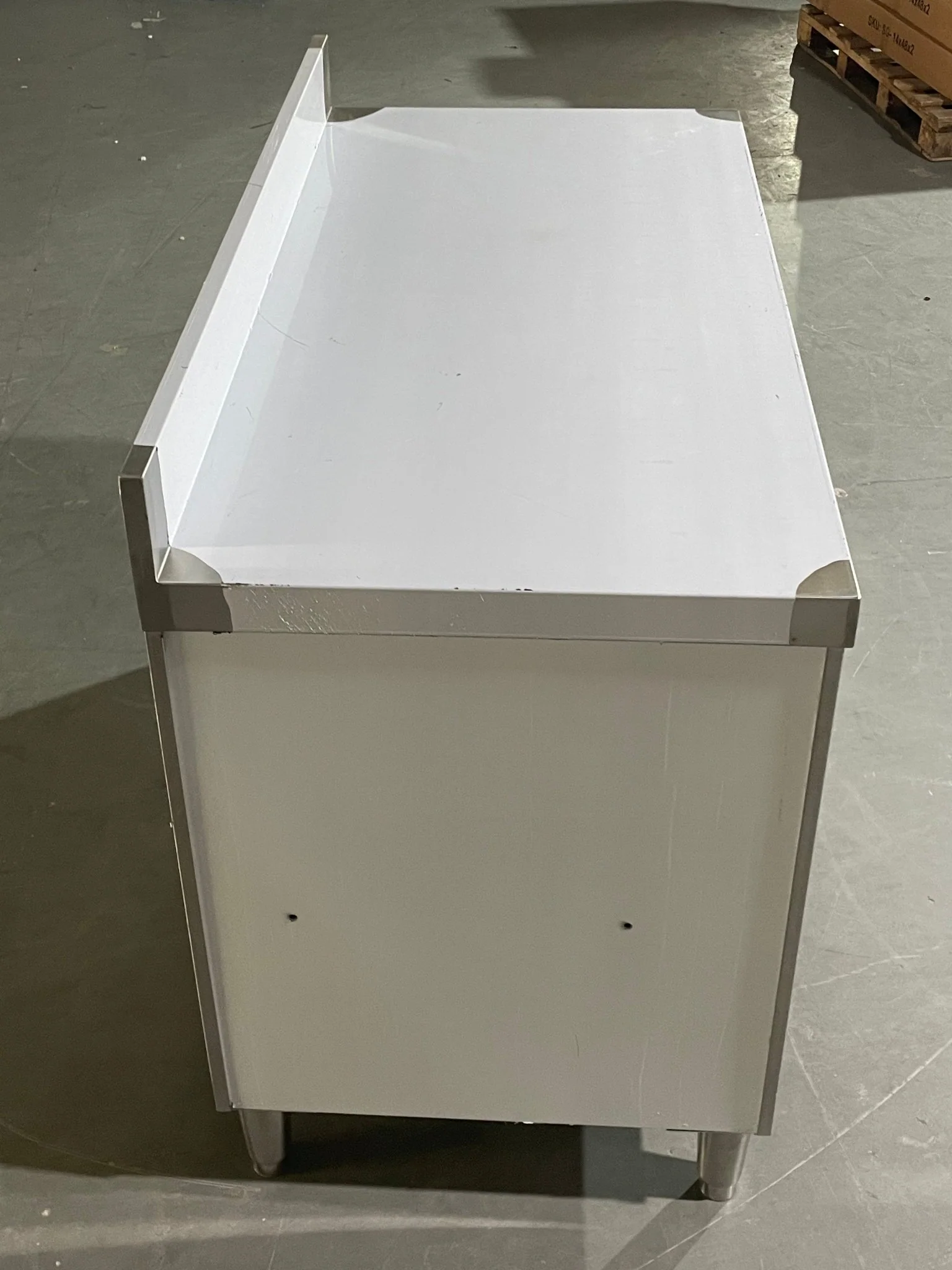 Stainless Steel Sliding Door Workbench – Garage & Restaurant Prep Table | Model 1218237 - Image 5