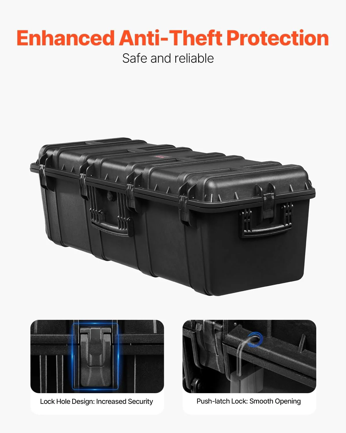 Professional Waterproof Hard Case with Handle & Locks | 5.5 cu.ft Equipment Protector 2384883 - Image 2