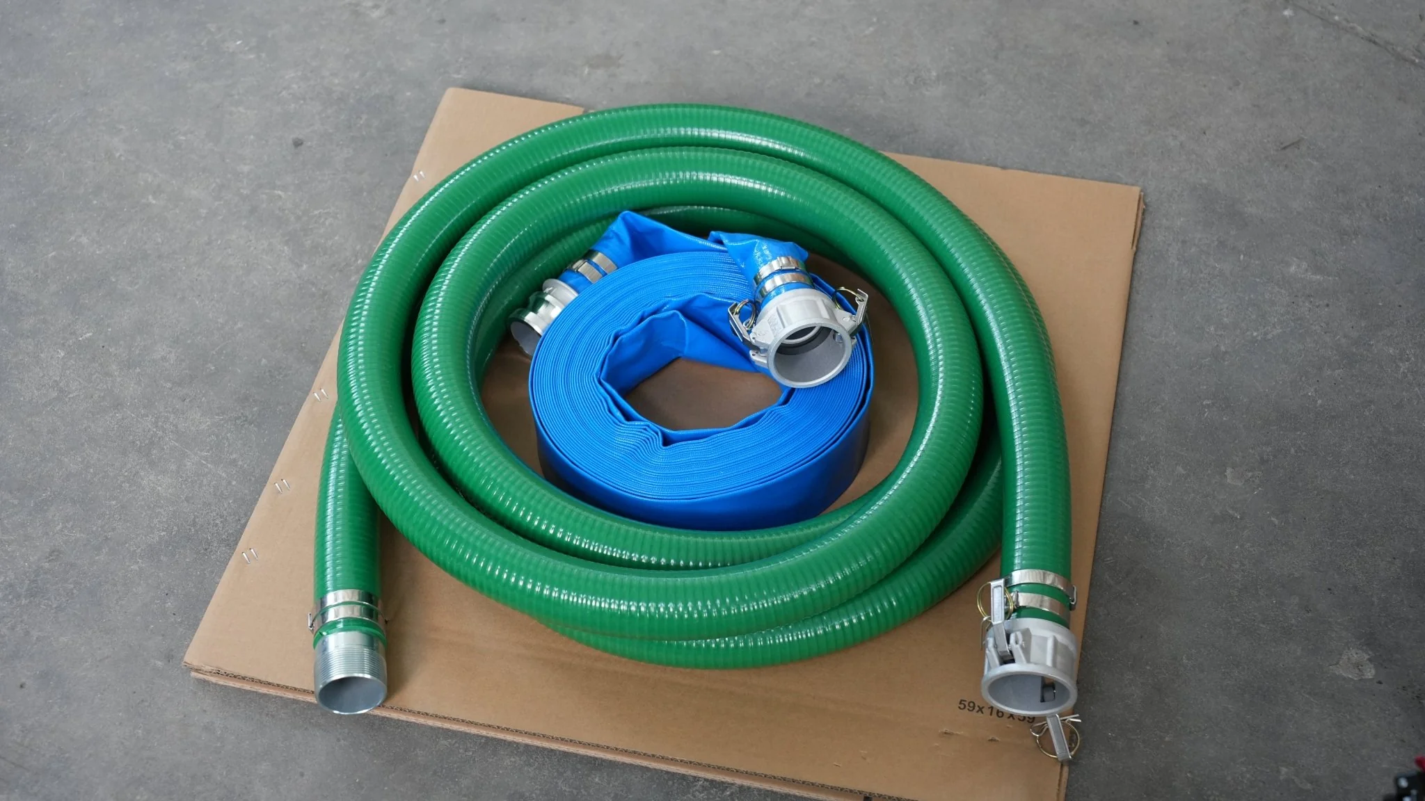 PVC Discharge & Suction Hose Kit – 2" & 3" Complete Pump Hose Sets