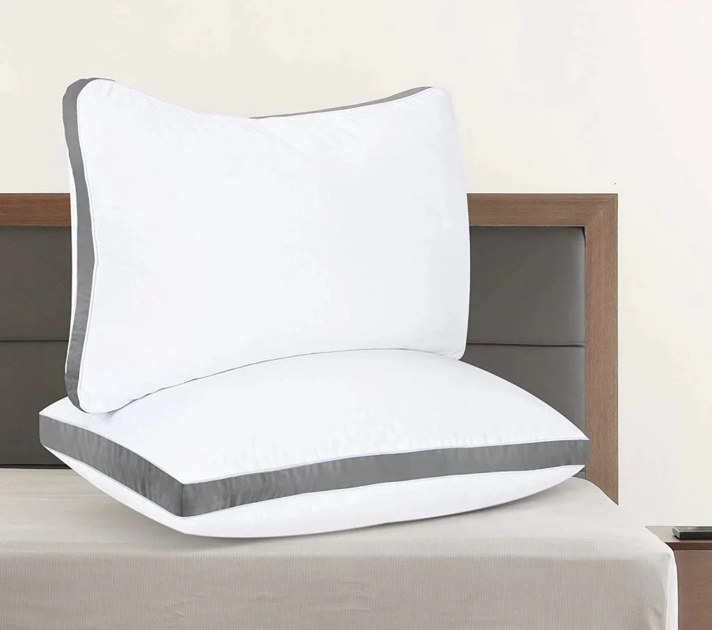 NEW Queen Size 2-Pack Gusseted Quilted Pillows for All Sleep Positions - 615QTP - Image 11