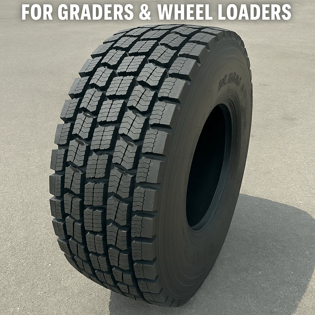 Heavy-Duty Radial Winter & Mud Tires for Graders & Wheel Loaders | Snow & Ice Traction - Image 5