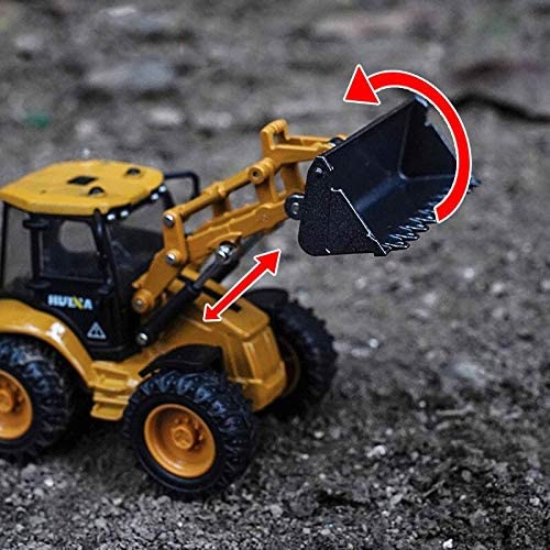 1:50 Diecast Construction Vehicle Toys Forklift Backhoe Bulldozer Crane Excavator Loader - Image 33
