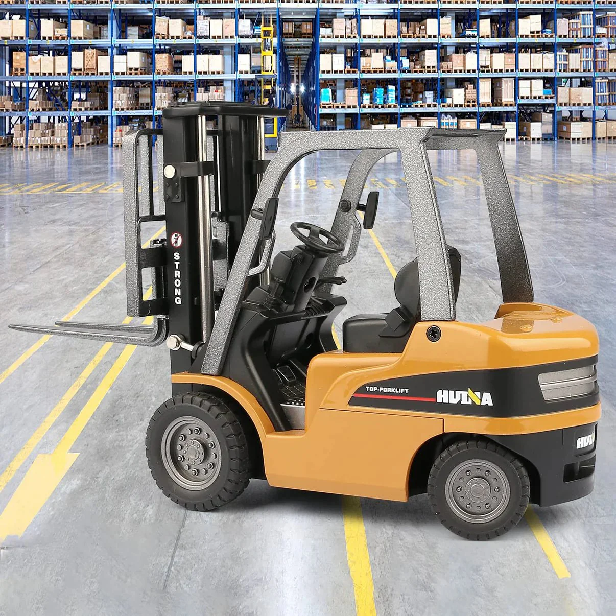 1:50 Diecast Construction Vehicle Toys Forklift Backhoe Bulldozer Crane Excavator Loader - Image 35