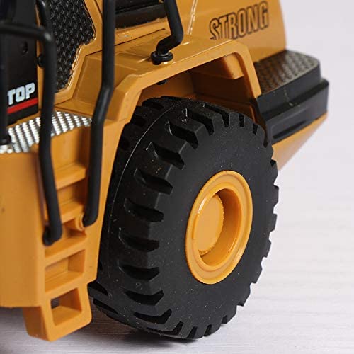1:50 Diecast Construction Vehicle Toys Forklift Backhoe Bulldozer Crane Excavator Loader - Image 8