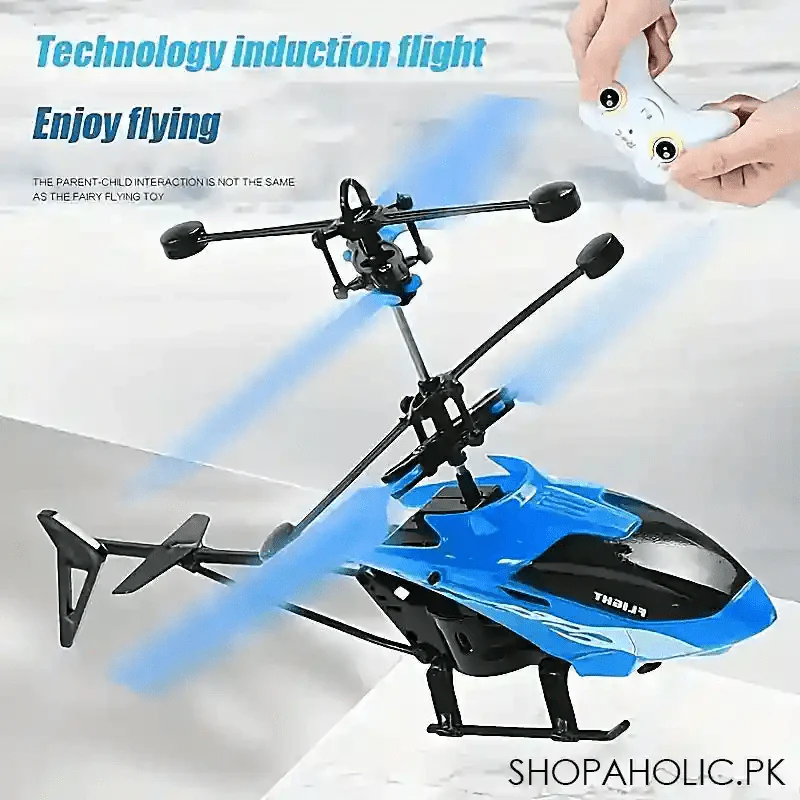 RC Infrared Induction Helicopter Toy – Hand Sensor & Remote Control YS17500004 - Image 9