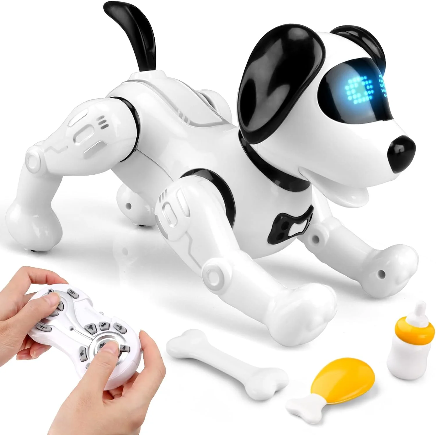 RC Robot Dog Toy with Music – Remote Control Smart Puppy w/ Battery & USB Charger EPT770120 - Image 2