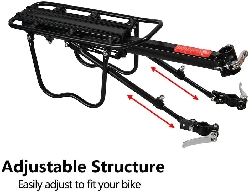 Rear Rack Bicycle Luggage Carrier Holder – Quick Release Bike Cargo Rack 3185526 - Image 7