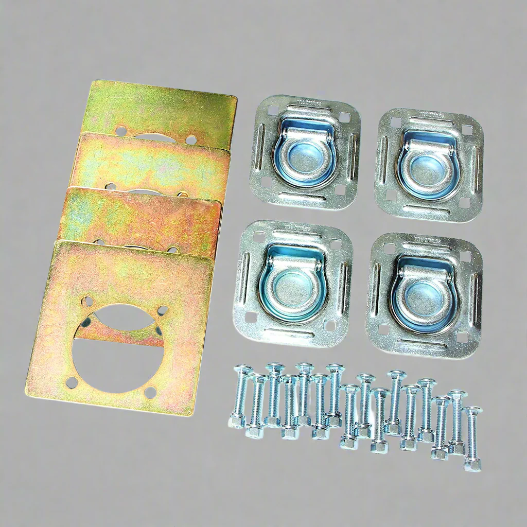 New 4 Recessed Tie Down Anchor & Backplate Kit – Model HW162