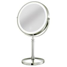 Rechargeable 8" Double-Sided LED Vanity Makeup Mirror | 1X/10X Magnification, 360° Rotation 16813 - Image 4