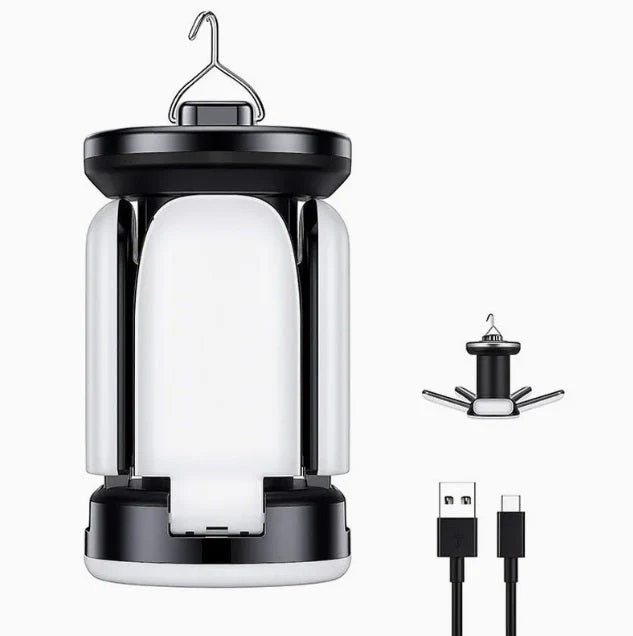Rechargeable Camping Lantern 60 LED Foldable Solar & USB Emergency Tent Light with 7 Modes 5821H