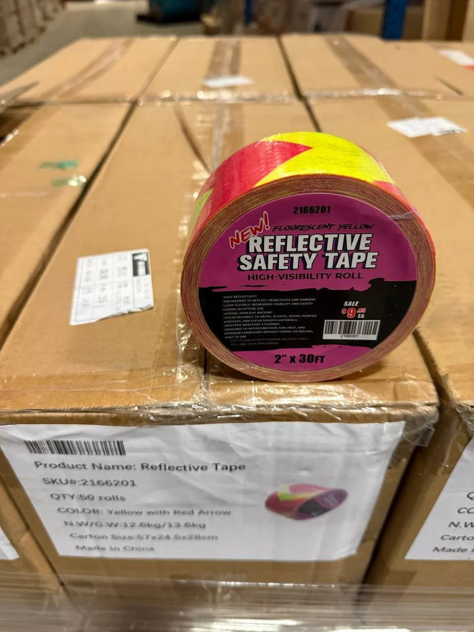 Reflective Safety Tape | 2" x 30 FT – Silver & Yellow or Red High-Visibility Roll - Image 7