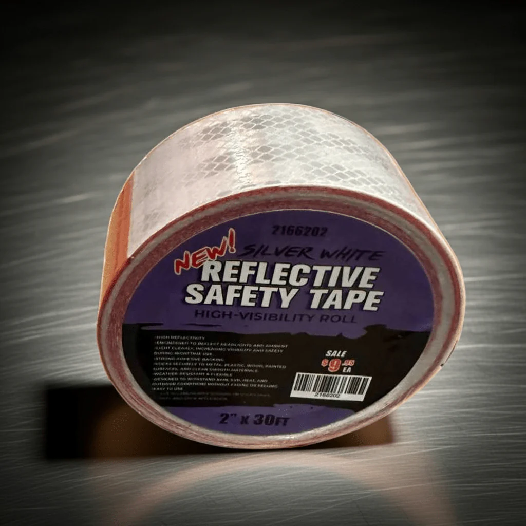 Reflective Safety Tape | 2" x 30 FT – Silver & Yellow or Red High-Visibility Roll - Image 9