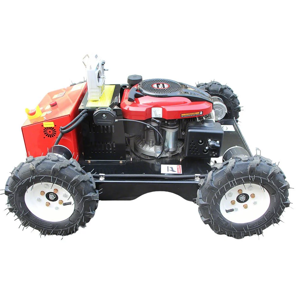 Remote Control Gas Lawn Mower 22" Cutting Width with 9HP Loncin Engine, Electric Start & Lift Control NE550WJ - Image 2