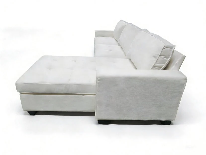 Reversible L Shape Sectional Sofa Fabric Corner Couch Left Right Chaise BT2626 - Image 13