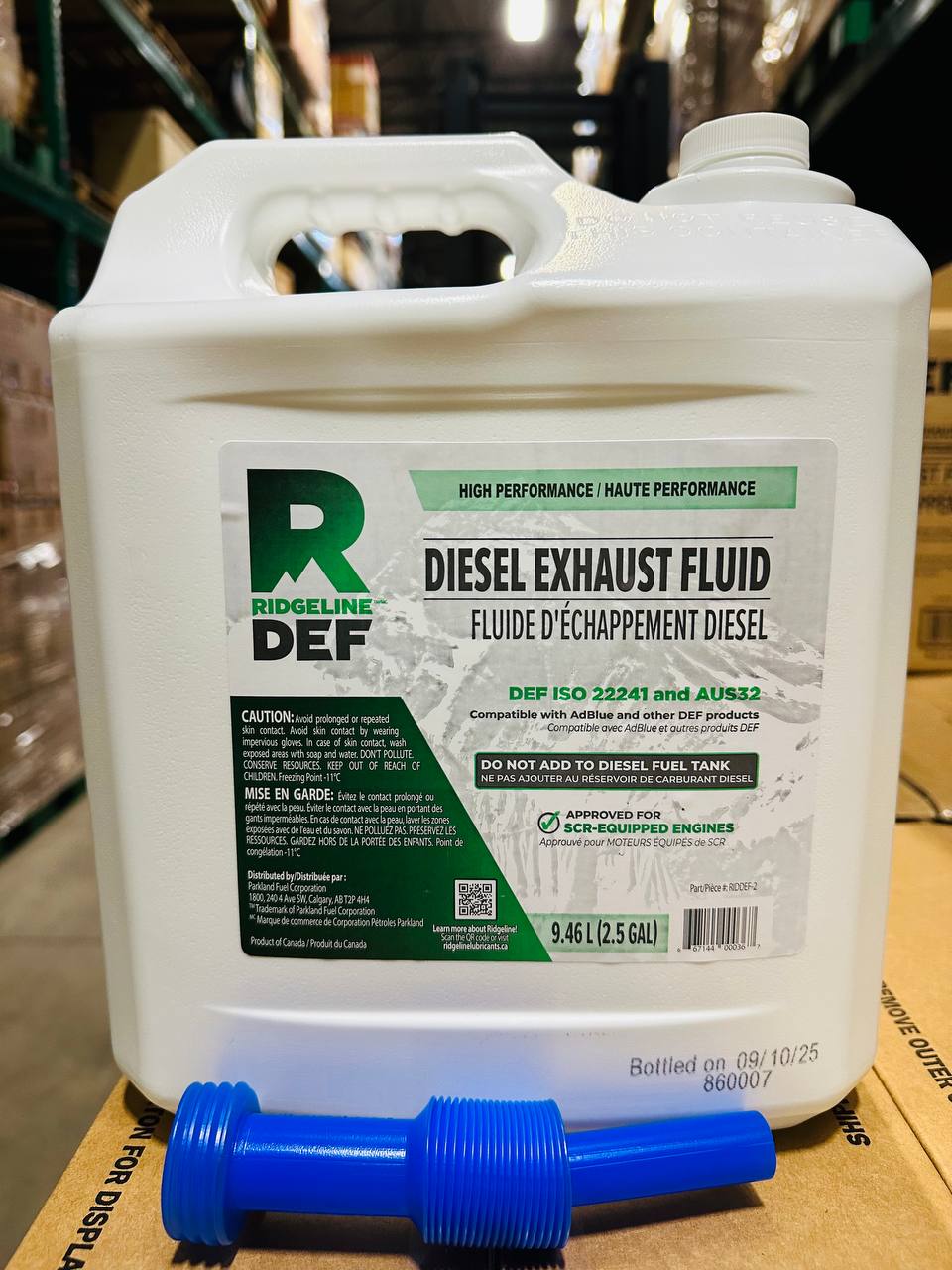RIDGELINE™ Diesel Exhaust Fluid (DEF) – High-Performance 32.5% Urea Solution for SCR Engines