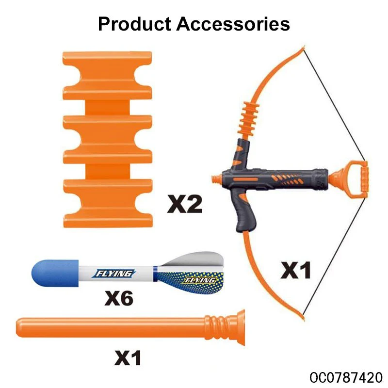 Rocket Kit Sport Set – Foam Rocket Bow Launcher Outdoor Toy EPT1338181 - Image 2