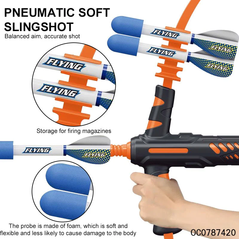 Rocket Kit Sport Set – Foam Rocket Bow Launcher Outdoor Toy EPT1338181 - Image 3