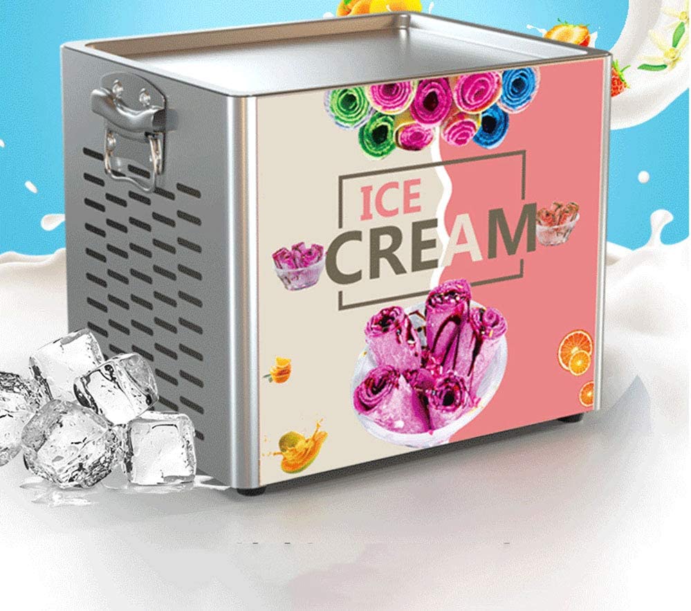 Commercial Stainless Steel Rolled Ice Cream Maker 330W | Fried Ice Cream Roll Machine | 110V/220V IMR0330 - Image 5