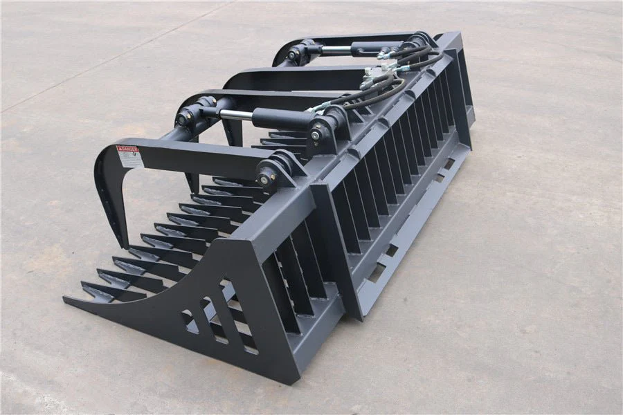 Heavy-Duty Root Grapple Bucket for Skid Steers – 72" & 84" Width Options - Image 3