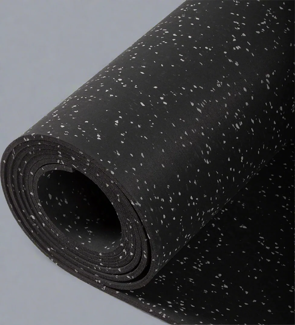 New 4 ft x 50 ft Rubber Gym Mat | Heavy-Duty Flooring Roll for Home & Commercial Gyms – Item 212560