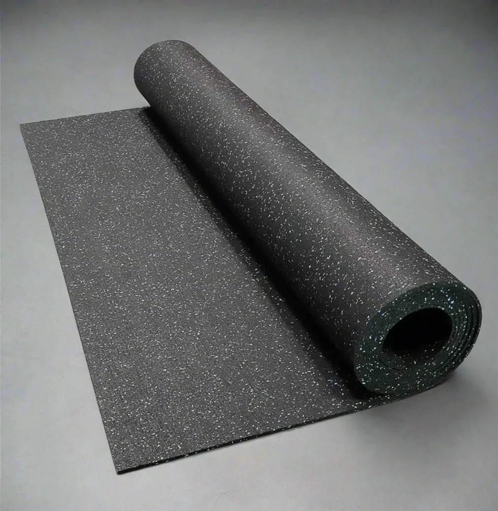 New 4 ft x 50 ft Rubber Gym Mat | Heavy-Duty Flooring Roll for Home & Commercial Gyms – Item 212560 - Image 2