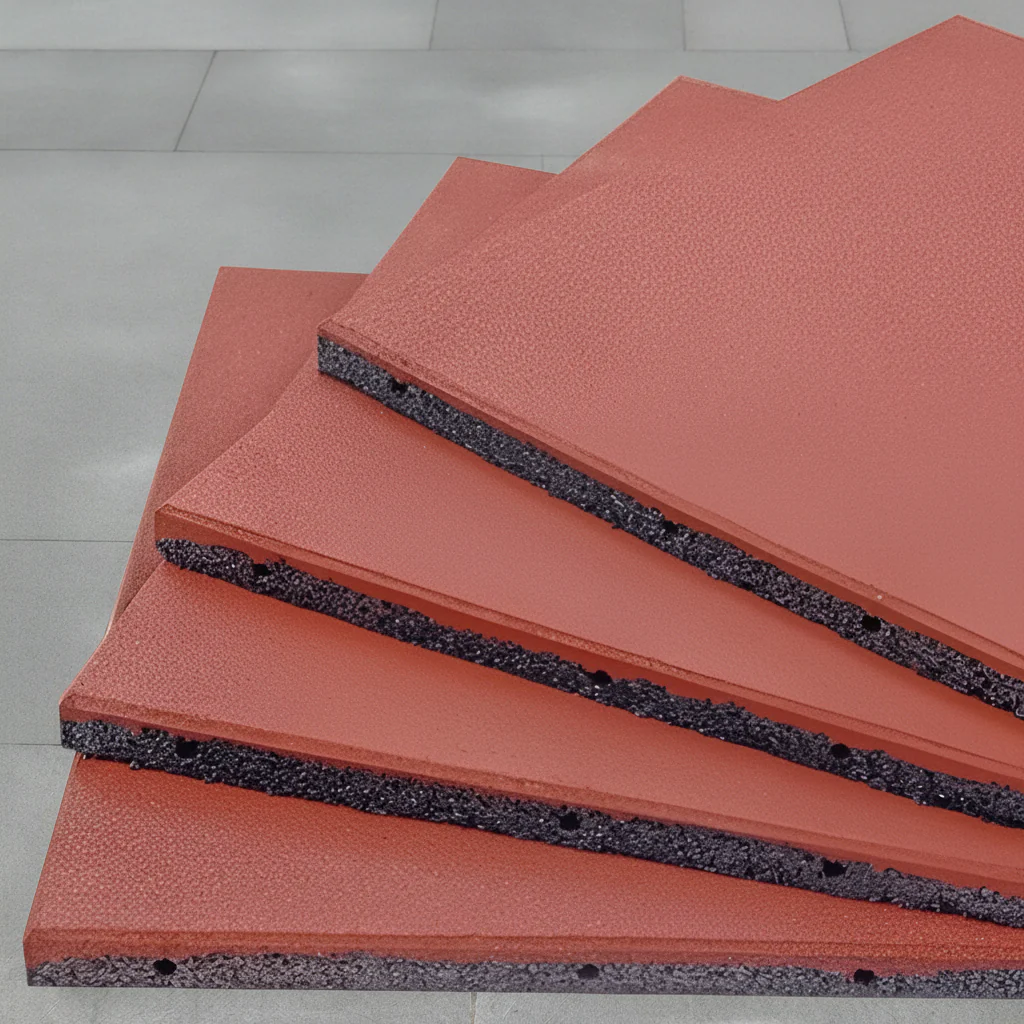 20" x 20" x 1" Rubber Patio & Playground Tiles – Slip-Resistant, DIY Install - Image 3