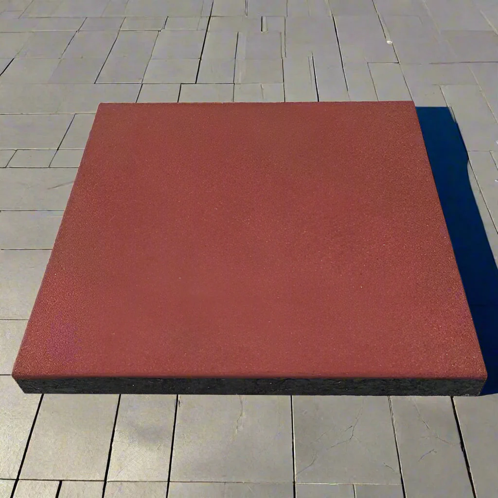 20" x 20" x 1" Rubber Patio & Playground Tiles – Slip-Resistant, DIY Install - Image 4