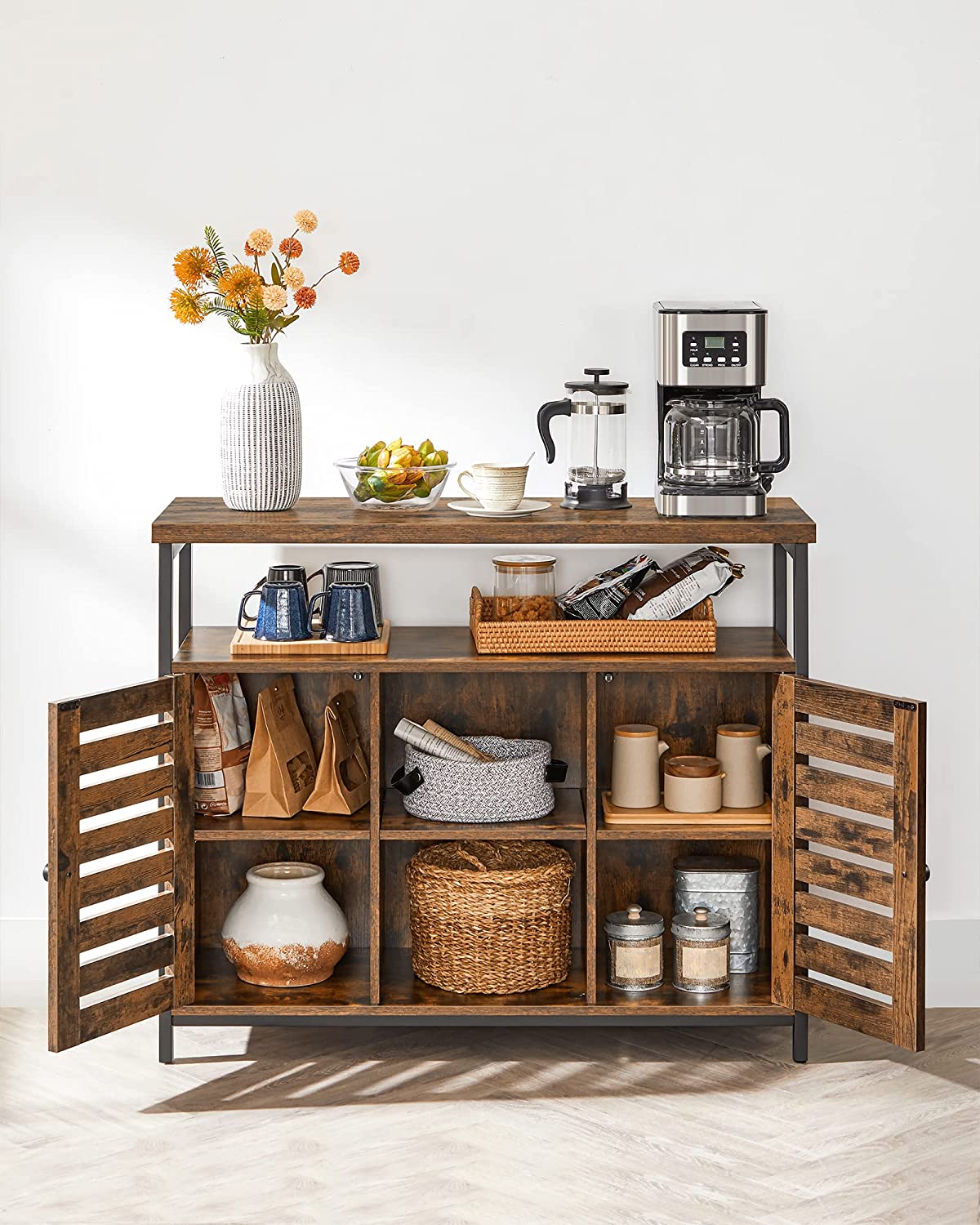 New Rustic Buffet Storage Cabinet Sideboard – Model LSC79BX - Image 5