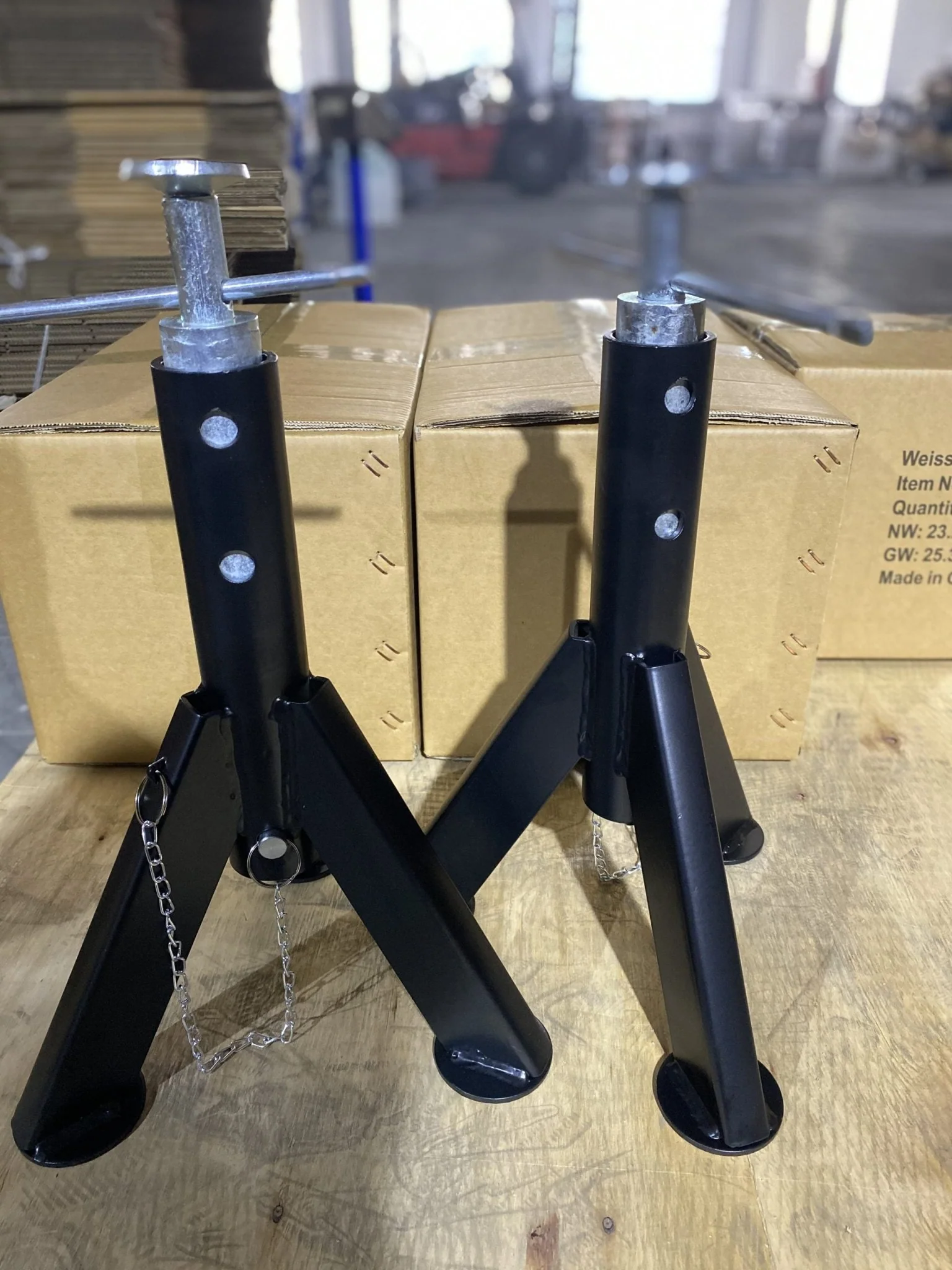 RV Stabilizer Jacks (Set of 2) | 6000 lb Adjustable Camper Leveling Stands – RV1231 - Image 2