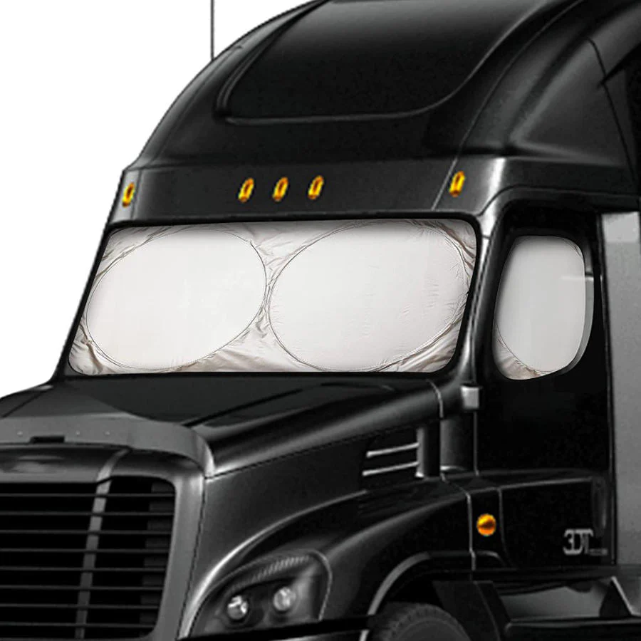 Semi Truck Windshield Sun Shade 420cm Heat Insulated UV Resistant Front Window Cover SS0240