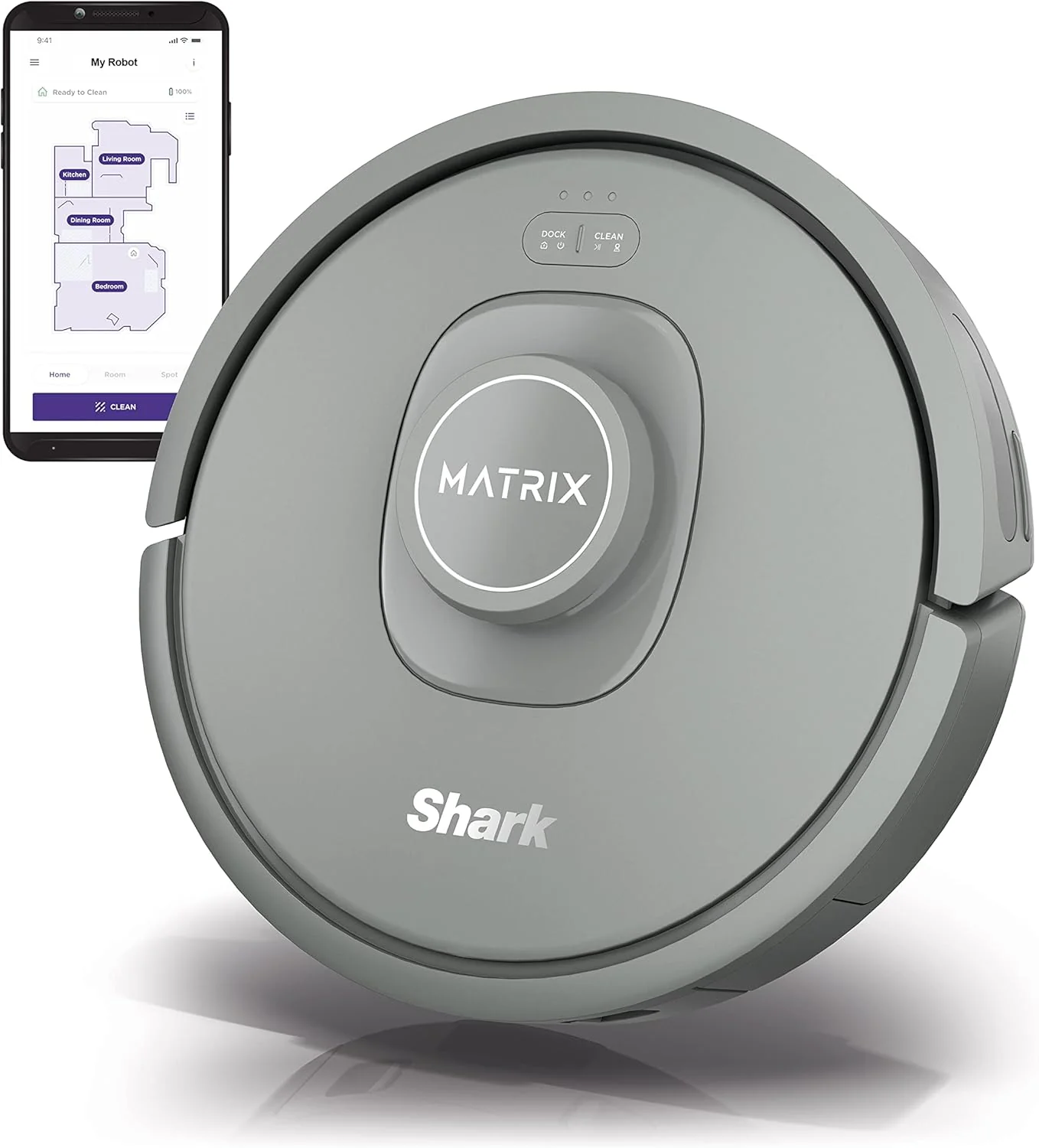 Shark RV2300CA Matrix Robot Vacuum with No Spots Missed on Carpets and Hard Floors, Precision Home Mapping, Perfect for Pet Hair, Wi-Fi, Canadian Version - Image 2