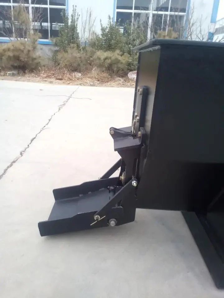 Side Dumping Concrete Auger Mixer Bucket for Skid Steer – 129623 - Image 3