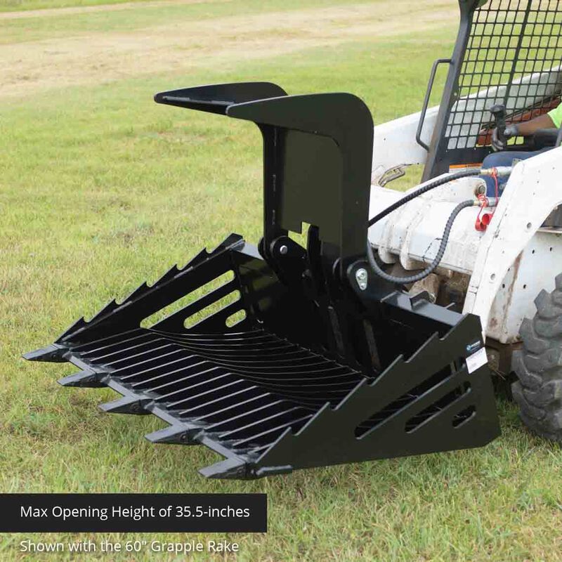 Heavy-Duty Fine Grade Skeleton Rock Bucket Grapple | Skid Steer Attachment for Precision Sorting - Image 5