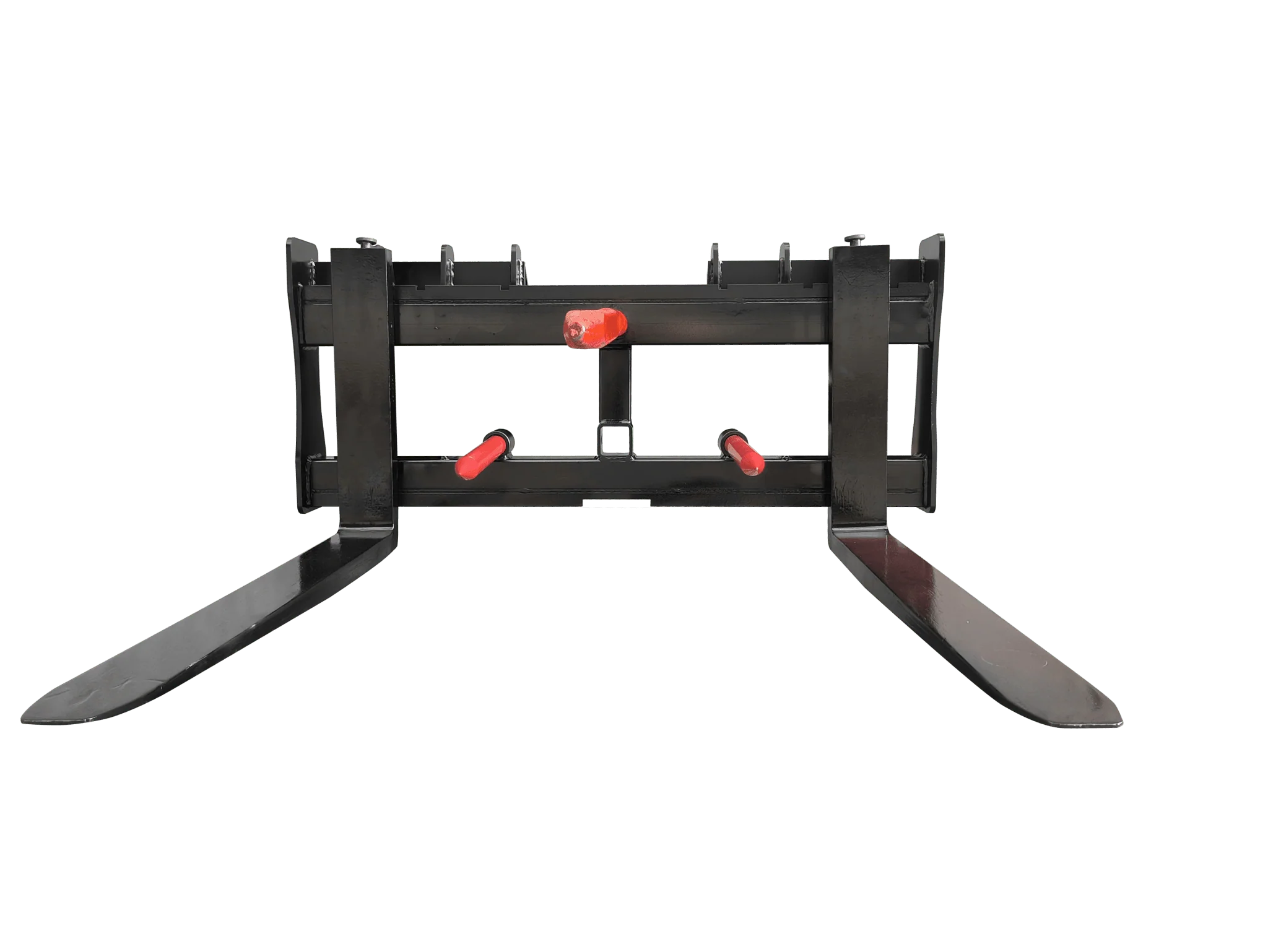 Skid Steer 42" Pallet Forks with Trailer Hitch & 49" Bale Spear – SHBS42 - Image 3