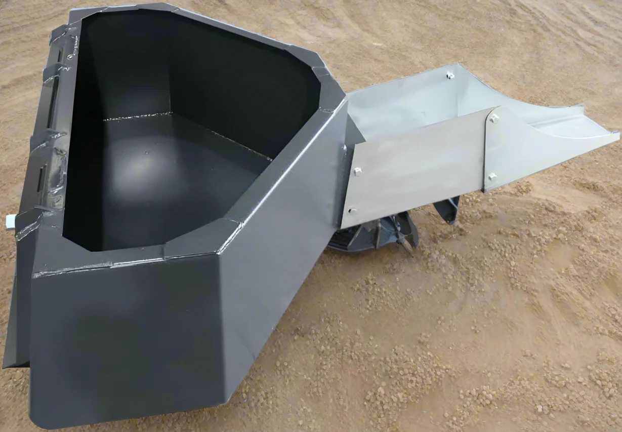 Skid Steer Concrete Hopper Bucket | 60" Capacity 27MP1220