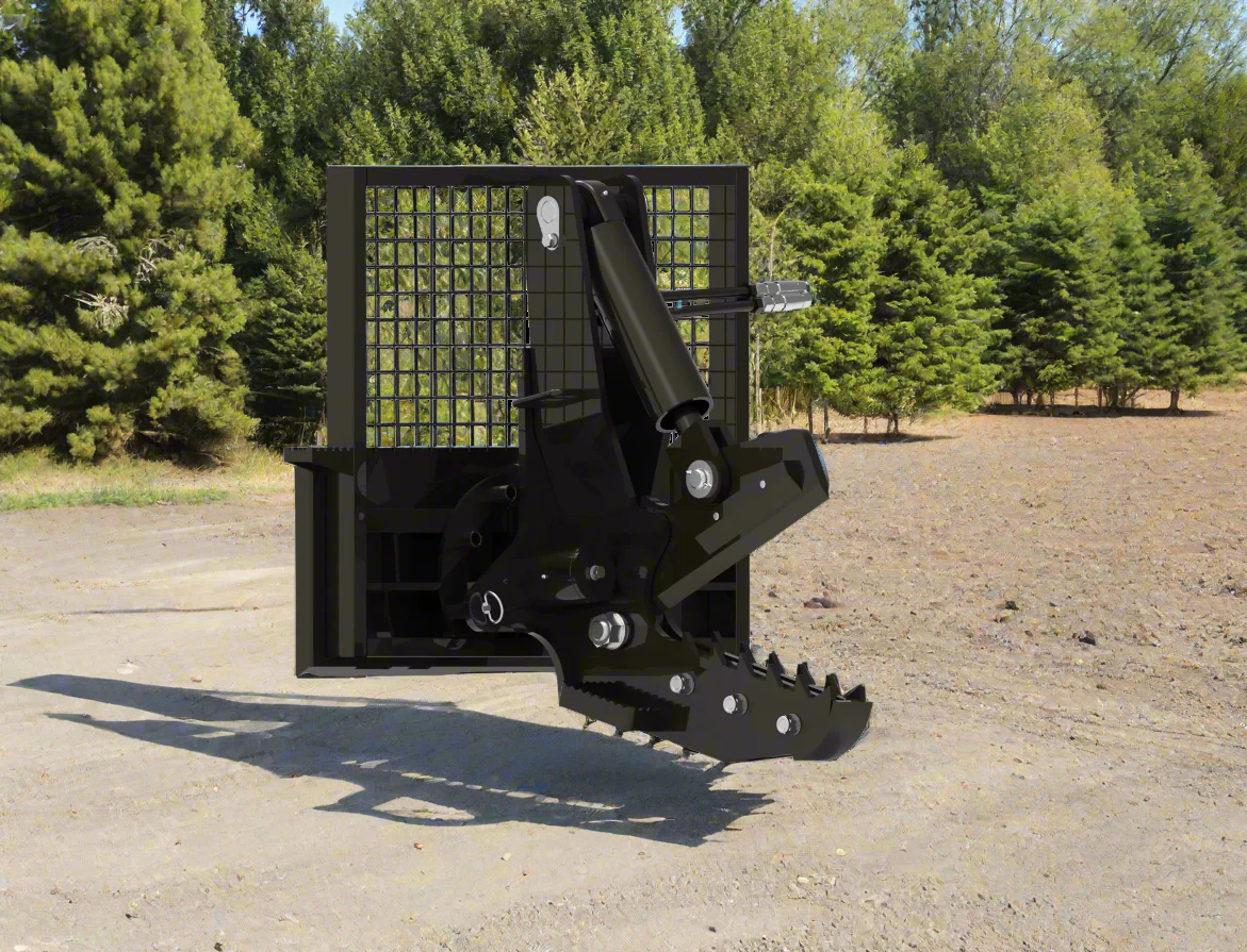 Skid Steer Adjustable Rotating Tree Shear Attachment – 965091 - Image 4