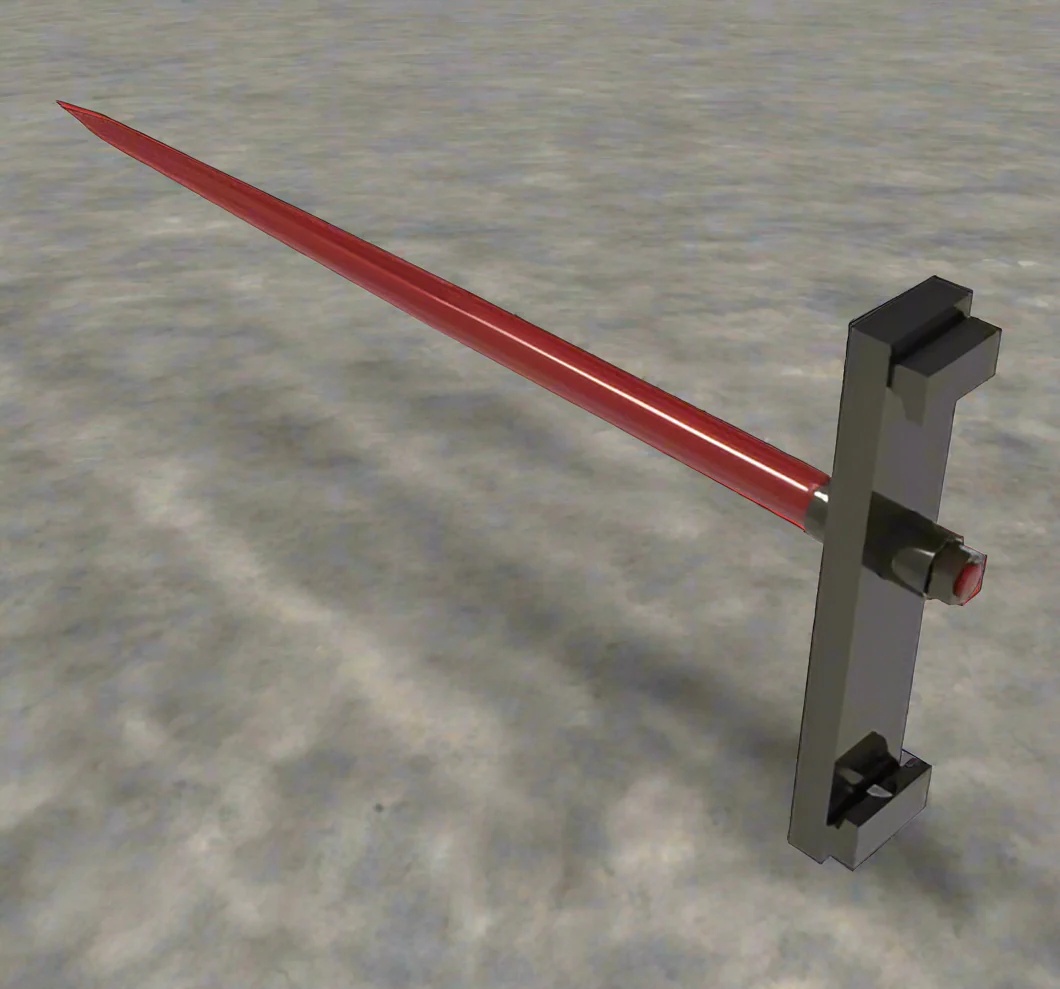 Skid Steer Slip-On Hay Bale Spear Fork Attachment – HSA1090