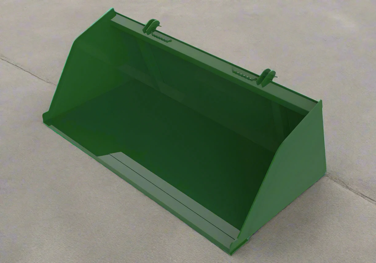 Large Volume 72"–96" Snow & Mulch Bucket for John Deere Tractor – Heavy-Duty Loader Attachment - Image 2