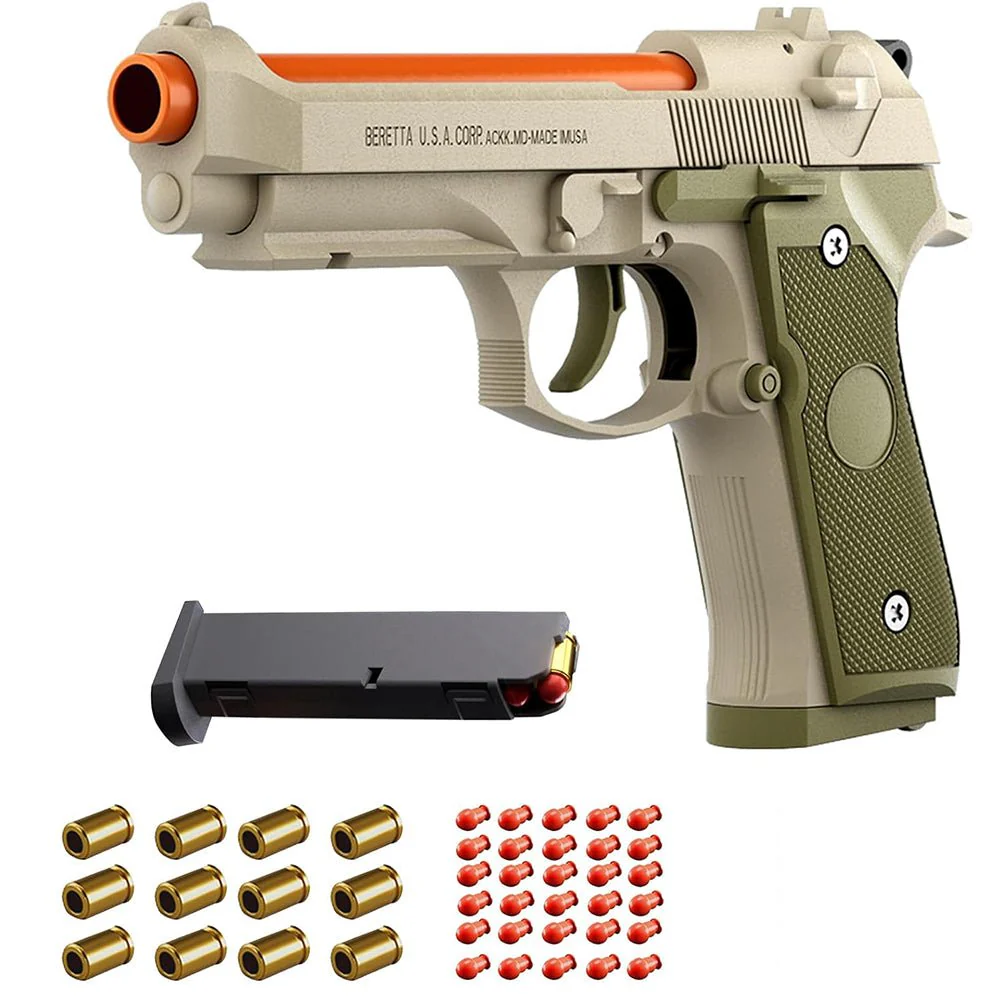 Soft Bullet Toy Gun Foam Dart Blaster Kids Shooting Toy CPS304345