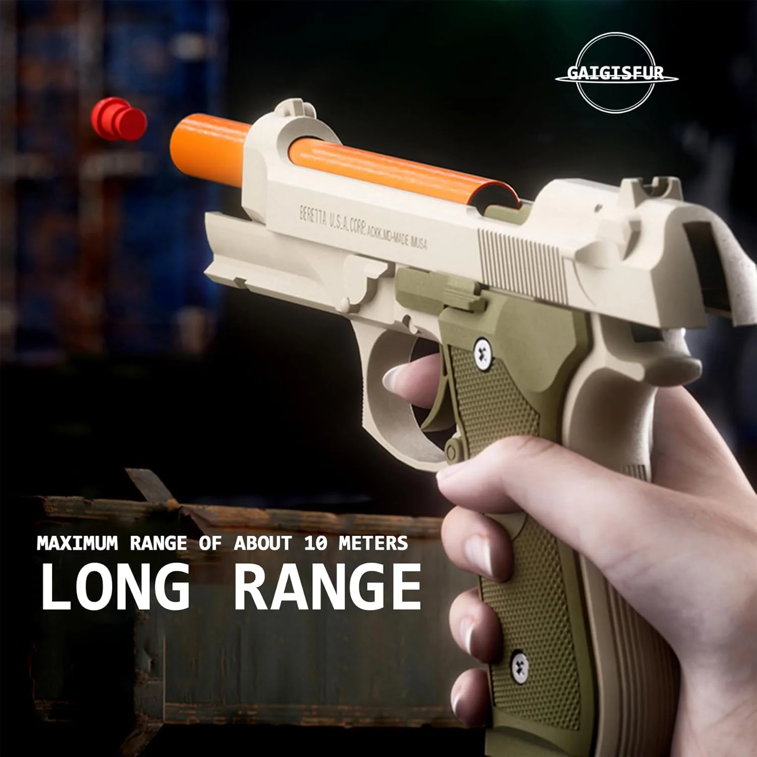 Soft Bullet Toy Gun Foam Dart Blaster Kids Shooting Toy CPS304345 - Image 3