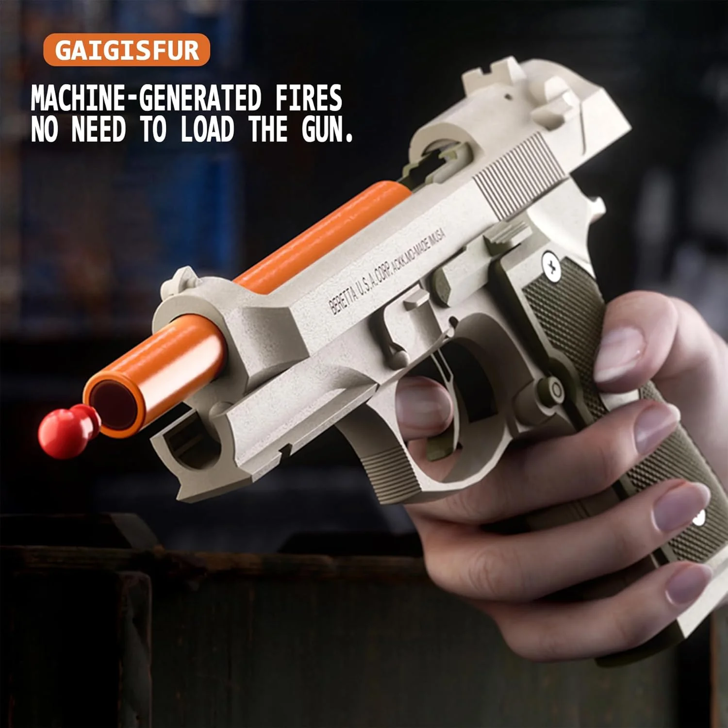 Soft Bullet Toy Gun Foam Dart Blaster Kids Shooting Toy CPS304345 - Image 4