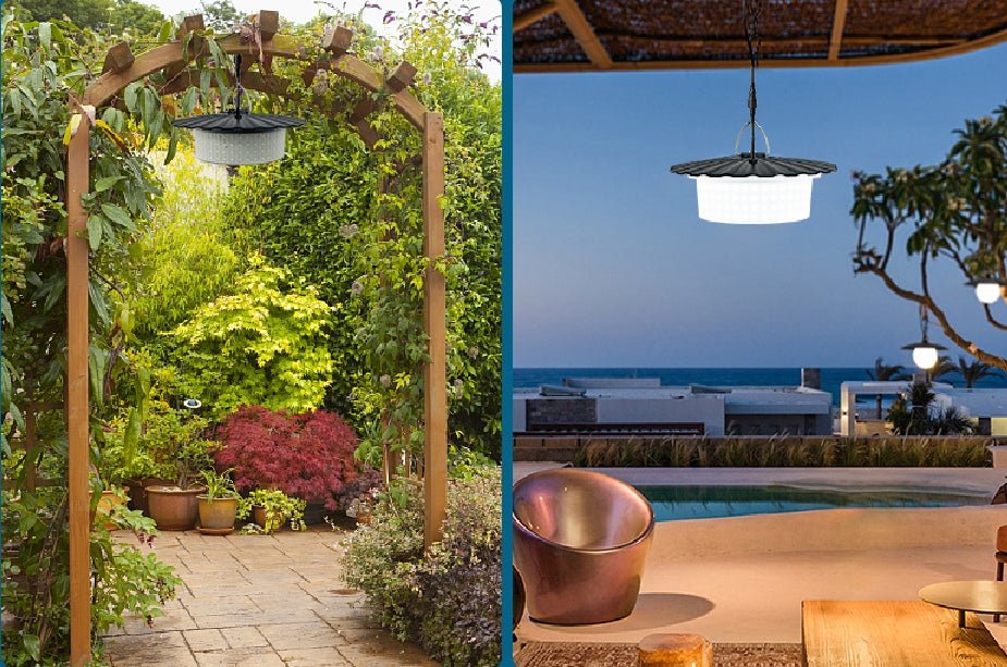 Solar Ceiling Light With Remote Control 1000 Lumens Outdoor Light QYJW12 - Image 2