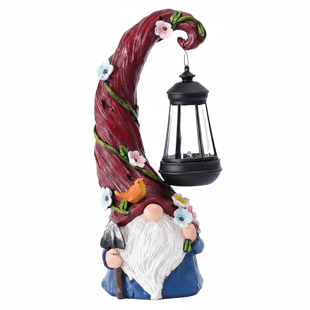 Solar Resin Gnome & Animal Garden Figures – Outdoor Decor Collection RSL16
