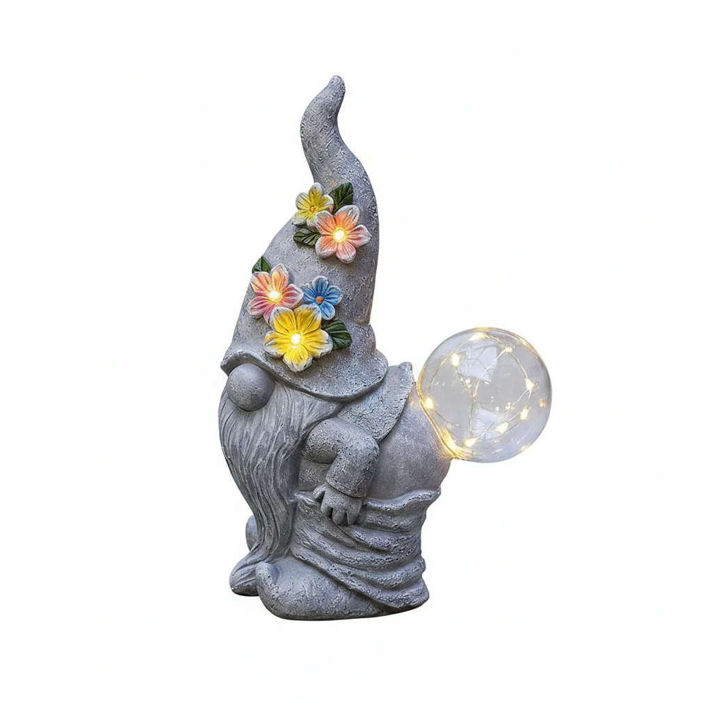 Solar Resin Gnome & Animal Garden Figures – Outdoor Decor Collection RSL16 - Image 7