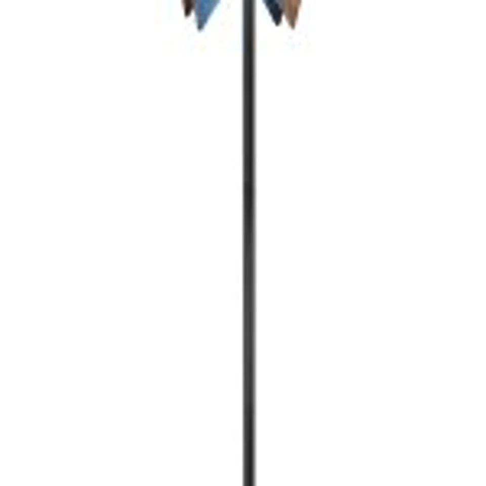 New Solar Garden Metal LED Wind Spinner – Decorative Outdoor Kinetic Stake Light ON23WV03 - Image 4