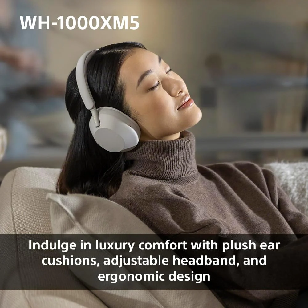 Sony WH-1000XM5 Wireless Noise Cancelling Headphones – Hi-Res Audio, 30Hr Battery, Hard Case SONWH1000XM5BLK - Image 7