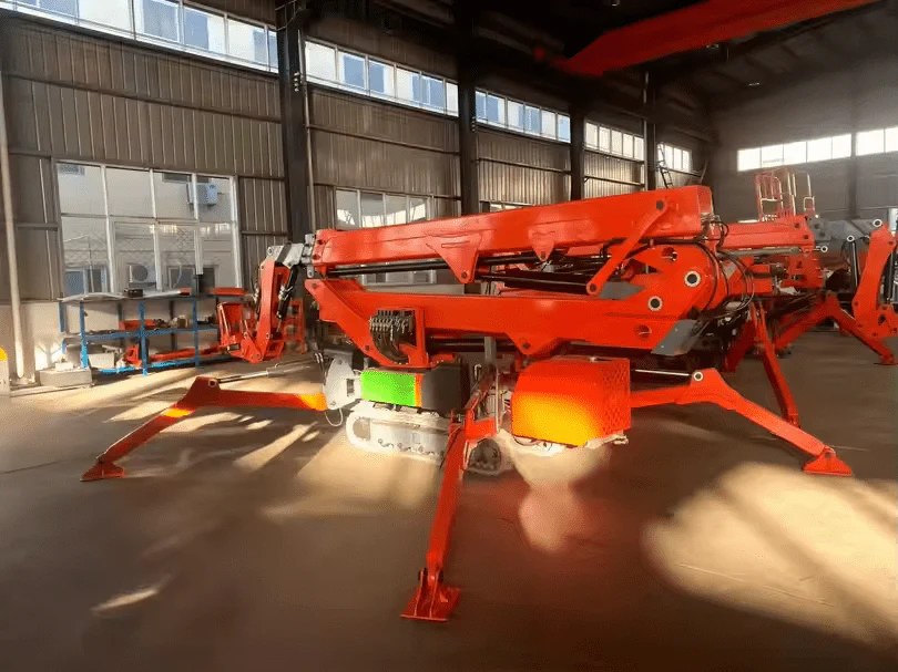 Spider Boom Lift 14.8 m Working Height Compact Track Aerial Platform THZ15 - Image 3